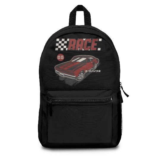 Retro Muscle Car Vintage Racing Car Lover Backpacks