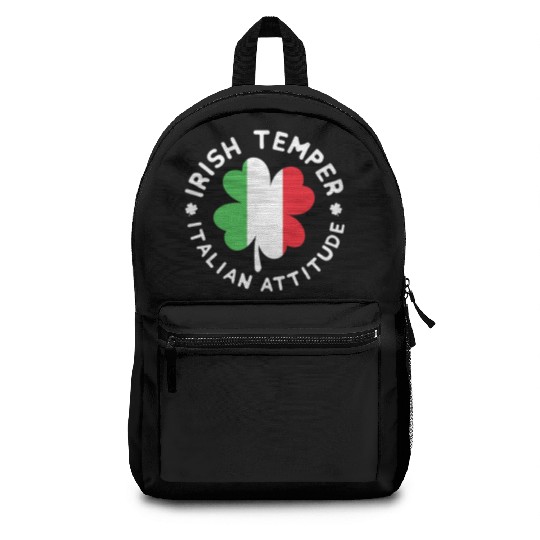 irish temper italian attitude Backpacks