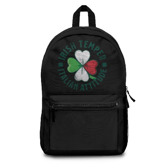 Irish Temper Italian Attitude Backpacks