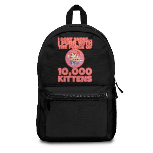 I Purr With The Force Of 10,000 Kittens 3 Backpacks