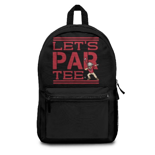 Let's par Backpacks funny golfing