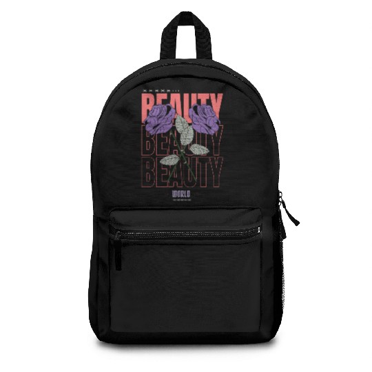 Beauty World | Purple Rose Backpacks