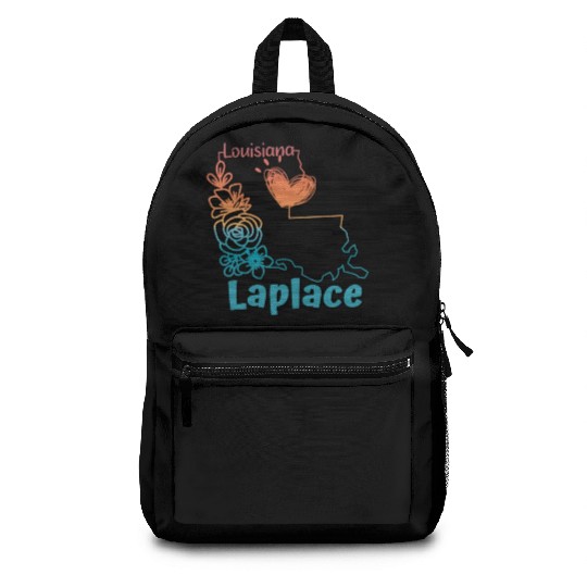 I love my home town Laplace Louisiana Backpacks