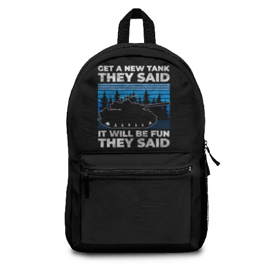 Main Battle Tank Steel Guns Armed Forces Backpacks