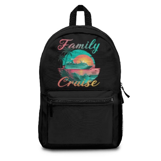 Family Cruise for a Cruising Fans Backpacks