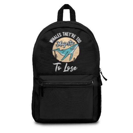 World Wildlife Day Blue Whale Marine Wildlife Backpacks