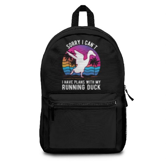 Indian Runner Duck Gift Bottle Backpacks