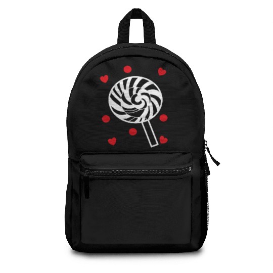 cute candy sweet lollipop lover Backpacks