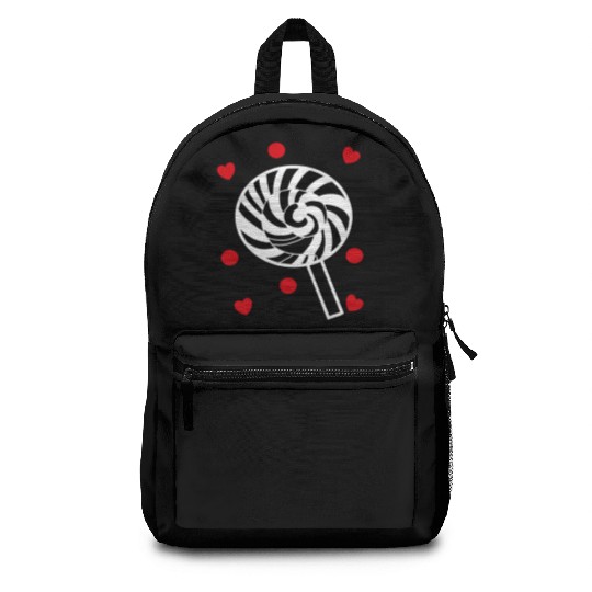 cute candy sweet lollipop lover Backpacks