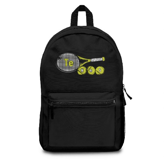 Funny Science Sport Tennis Periodic Table Backpacks
