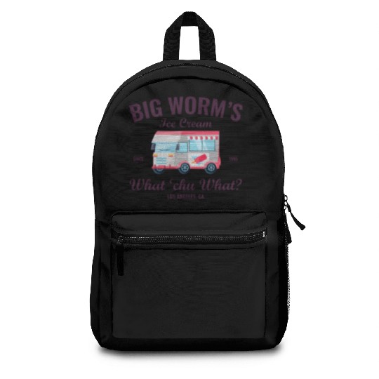 Big Worm s Ice Cream What chu Want Humor Style Backpacks