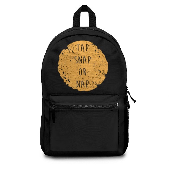 Funny Bjj Mma Jiu Jitsu Tap Snap Or Nap Backpacks