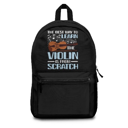 Learn The Violin Is From Scratch Backpacks