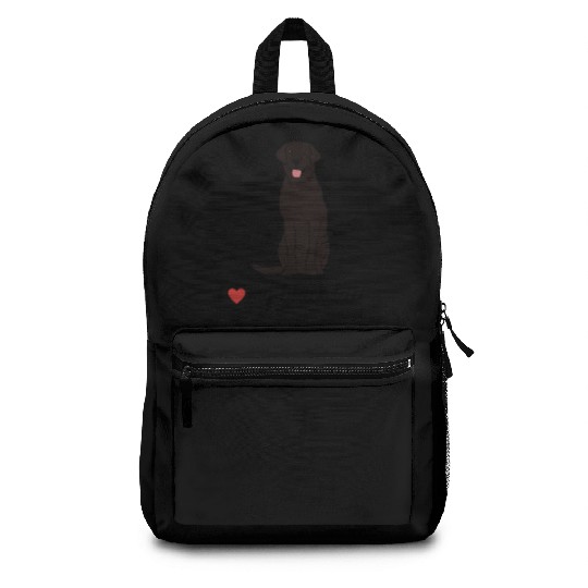 I love my black lab labrador Gift Lover Backpacks