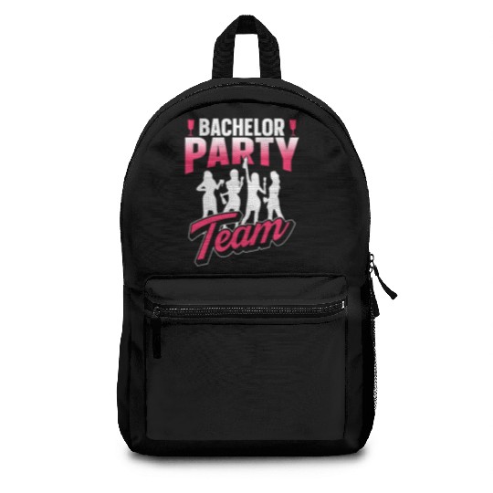 Bachelor Party Team Bride Groom Backpacks