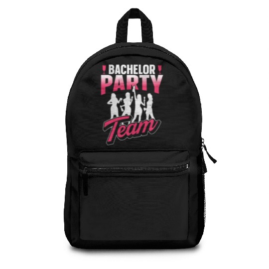 Bachelor Party Team Bride Groom Backpacks