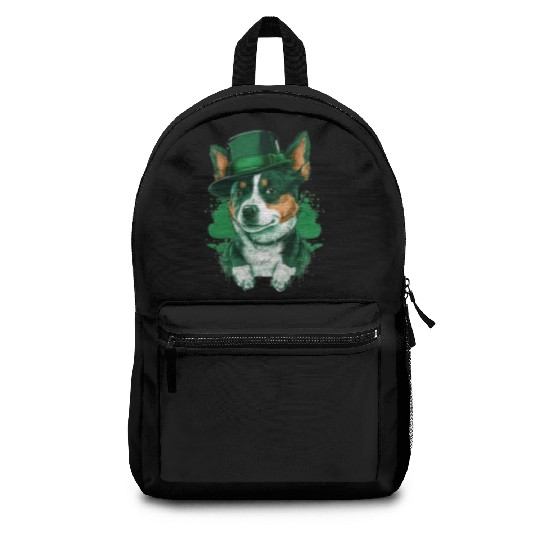 Lucky Pup St. Patricks Day for Dog Lovers. Backpacks