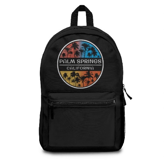 Palm Springs California Stylish Vacation Souvenir Backpacks