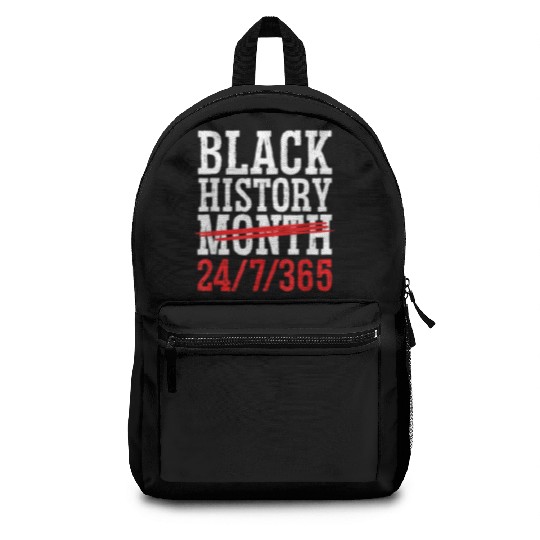Black History Month 365 Days African American Peo Backpacks