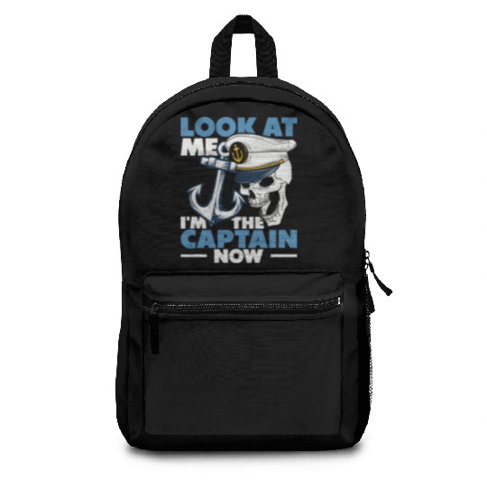 Captain Boat Lovers Fishermen Sailing Boating Backpacks