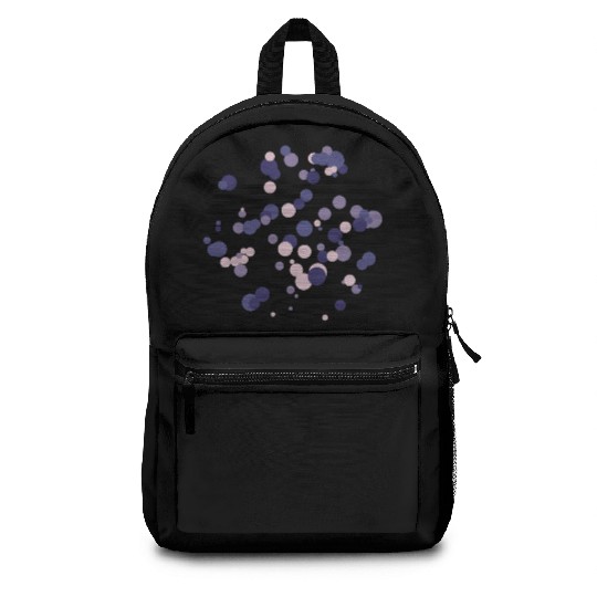 abstract circles pattern Backpacks