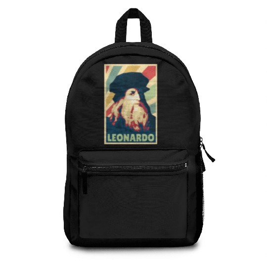 Leonardo Da Vinci Vintage Colors Backpacks