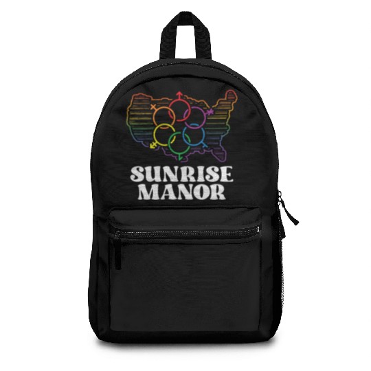 Sunrise Manor Pride Flag Pride Month LGBTQ Flag Backpacks