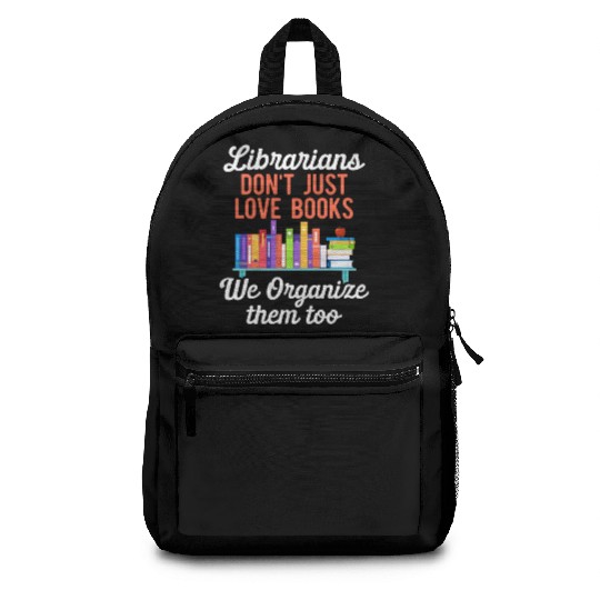 Librarian Bookworm Book Nerd Reading Library Backpacks