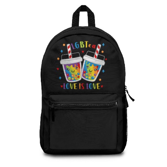 LGBTea Love is Love Backpacks