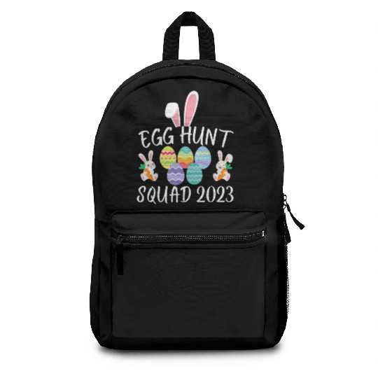 Egg Hunt Squad 2023 Egg Hunt Funny Easter Day 2023 Backpacks
