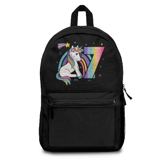7th birthday Girls Unicorn Backpacks