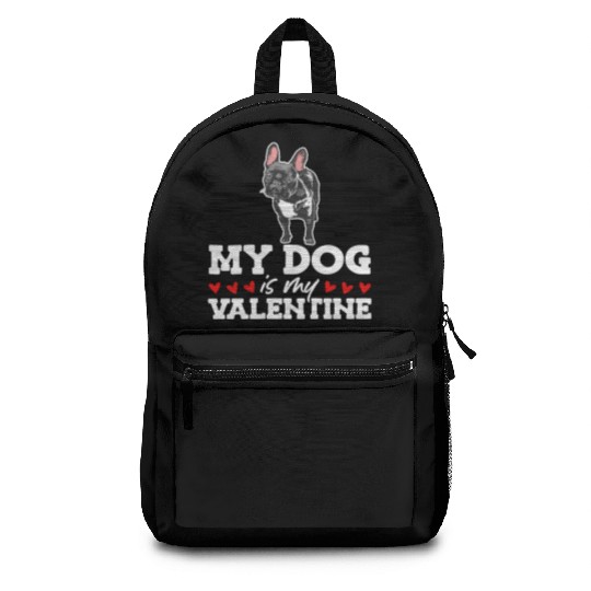My Dog Is My Valentine Date Cute Doggy Backpacks
