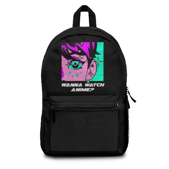 Wanna Watch Anime Kawaii Japanese Cute Japan Anime Backpacks