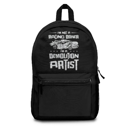 Demolition Derby Car Demo Driver Backpacks