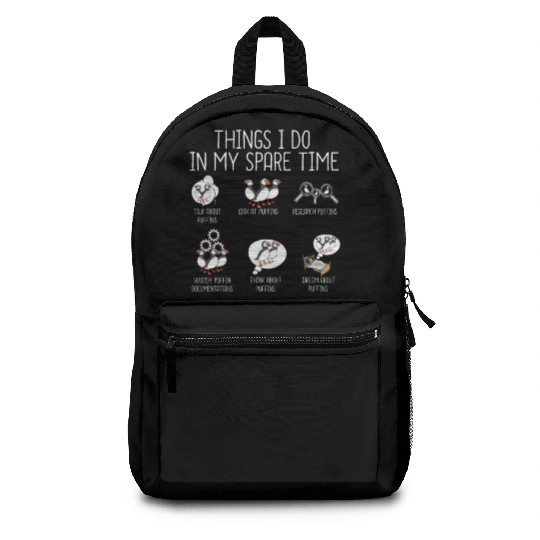 Funny Atlantic Puffin Bird Lover Women Puffin Backpacks
