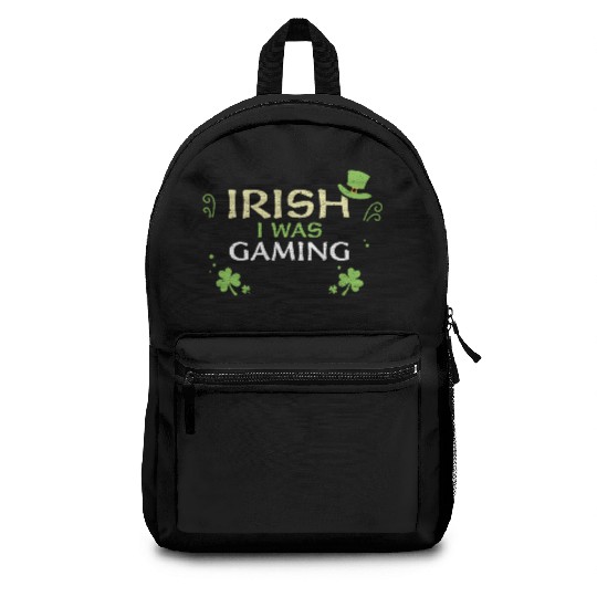 Irish I Was Gaming Backpacks