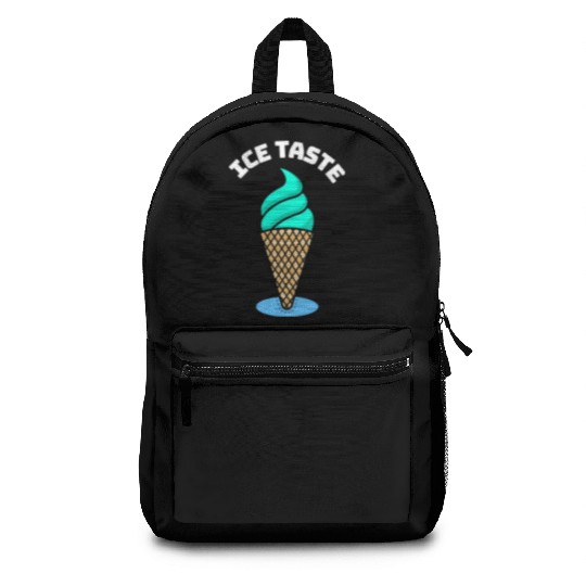 Ice Taste For Ice Cream Lover Backpacks