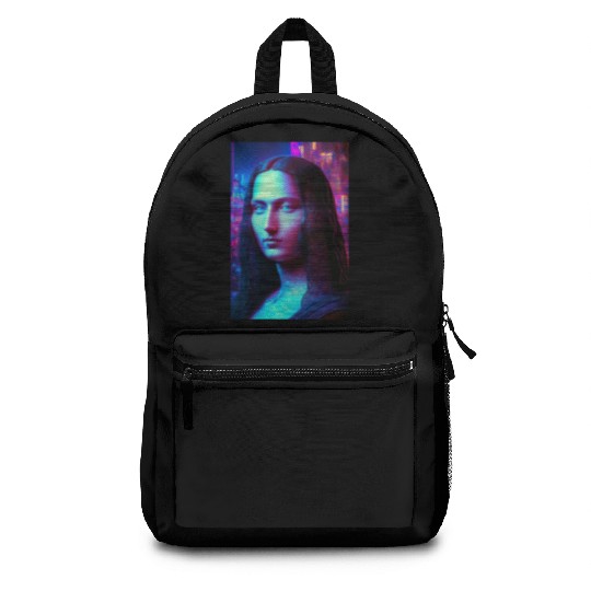 Mona lisa in future Backpacks