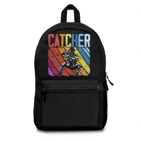 Baseball Lover Baseball Player Baseball Catcher Backpacks