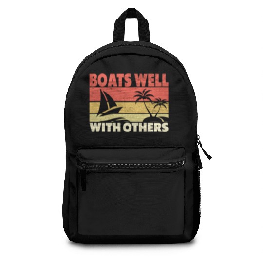 Boating Boat Captains Boating Sailing Cruise Ship Backpacks