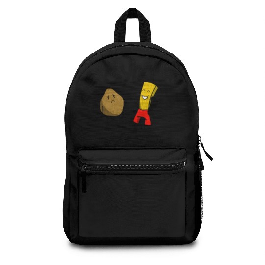 Funny Gym Potatoes Fitness Fun Backpacks