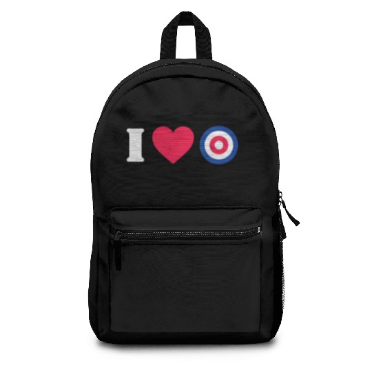 I Love Curling Backpacks