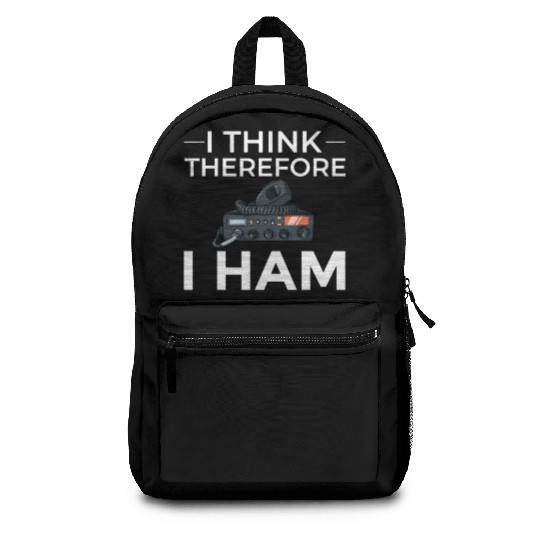 Think Therefore Ham Radio nostalgia Backpacks
