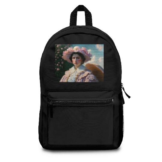 sad woman Backpacks