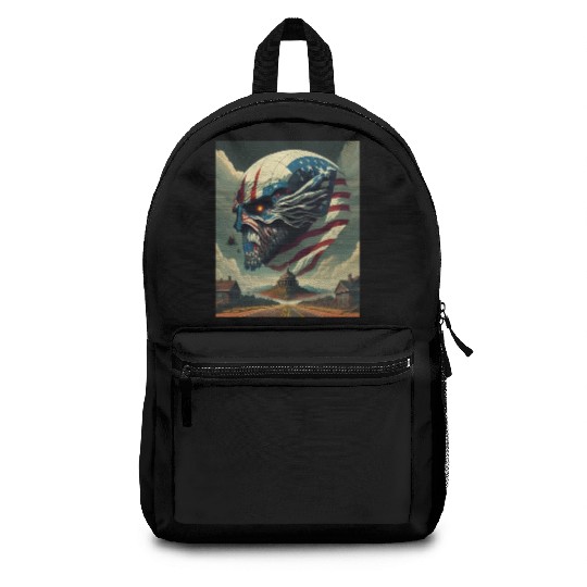 Show Your American Pride with this Patriotic Skull Backpacks