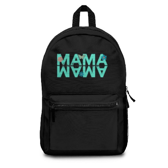mama best mom ever Backpacks