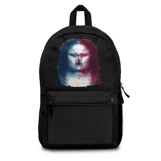 Monalisa Concept Leonardo Da Vinci Backpacks