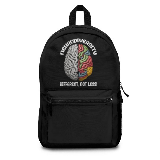 "Different, Not Less" Neurodiversity Backpacks