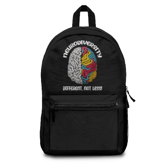 "Different, Not Less" Neurodiversity Backpacks