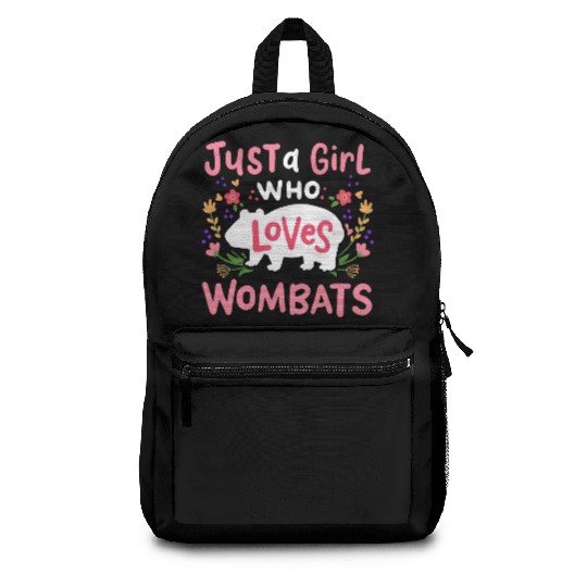 Wombat Australian Wombat Lover Backpacks